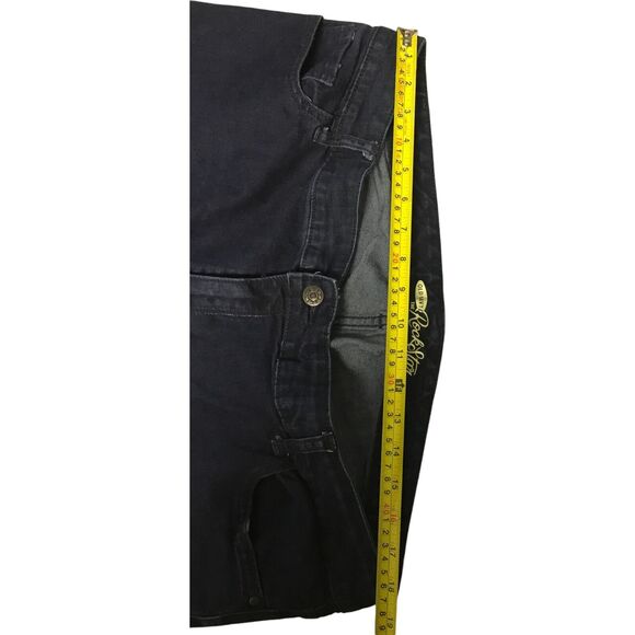 Old Navy The Rockstar Womens 20 Black Jeans Denim Skinny Dark Wash - Picture 7 of 9